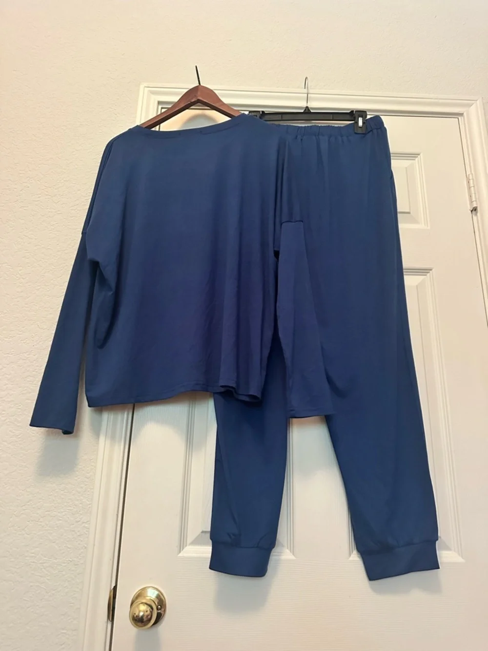 NWT PrettyGarden Navy Blue 2-Piece Lounge Set - Size XL